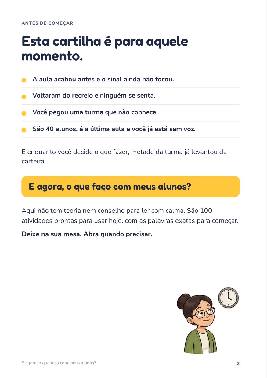 Página de abertura da cartilha
